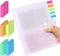 BetterJonny 3x5 Index Card Organizer: Clear Plastic Holder for Recipe Cards and Flash Cards