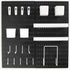 Pegboard Combination Kit - Wall Mounted Organizer with 20 Accessories for Home, Office, and Gaming Setup