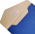 Enyuwlcm PU Leather A4 Document Holder, Waterproof Portfolio Envelope Case with Invisible Magnetic Closure (Blue)