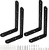 Luomorgo 4 5 3 Inch, Pcs L Brackets for Shelves, Heavy Duty Stainless Steel L Shaped Bracket, Decorative Corner Brace