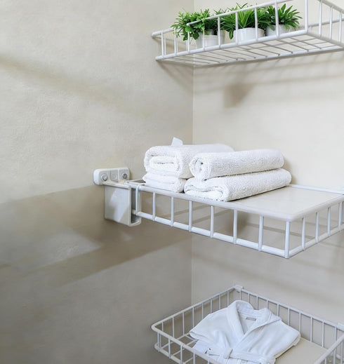 8 Closet Closet, Pcs Wire Shelf End Bracket, Heavy Duty Shelves Brackets Wall Mount Brackets with Screws and Expansion