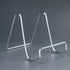 BANBERRY DESIGNS Silver Wire Easel Display Stand - Smooth Chrome Metal - 4 Inch High - Pack of 4