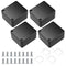 Project Box, 4 Pcs Electrical Junction Box, IP65 Waterproof ABS Plastic Dustproof Outdoor Electrical Project Case,