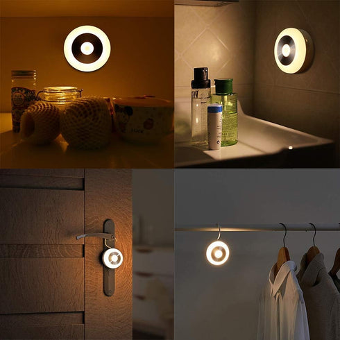 Closet Motion Sensor Night Light, Smart Night Light for Kids, LED Stairs NightLight Stick-On Light Wall Motion