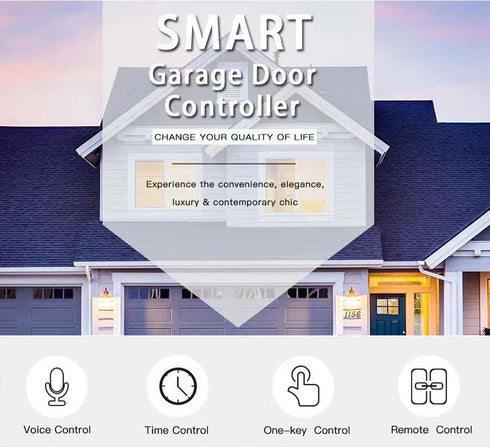 Yitouniu 5V Tuya Smart WiFi garage door opener controller Garage Open Close Monitor,wireless APP Remote Control