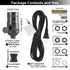 Asjeumt 12 Set E26 Lamp Rewire Kit Lamp Socket Replacement Kits Foot Matching Cord Plug with All Essential Hardware
