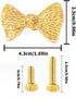Generic Unique Drawer Pulls Brass Dressers Knob Cupboard Handle Modern Furniture Handle Bowknot Shape Bedside Cabinet