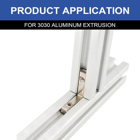24pcs Seekliny 3030 Aluminum Extrusion Connector Corner Bracket, Joining 3030 Hardware T-Slotted Accessories with