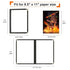 Aijmguo 6 Pack 8.5 11 Inch,Menu 4 8 Menu Covers X Holder Page View Transparent Restaurant Menu Cover Book, Clear Menu