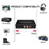 Dingsun Optical to RCA Converter, Digital to Analog Audio Converter with Volume Control, Remote Included