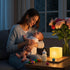 KEROVI 6-in 16 4 Light Up Cubes, RGB Color Lighting Effect LED Cube Night Lights for Kid, Rechargeable LED Light Cubes