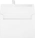 LUXPaper A8 Invitation Envelopes - Peel & Press - 5 1/2" x 8 1/8" - Bright White | 70lb. Text | 50 Qty