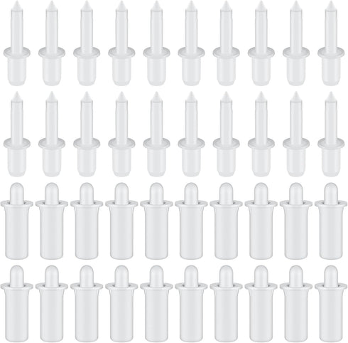 Maitys 80 Pcs Shutter Repair Pins, Plantation Shutter Fasteners Spring Loaded Replacement Repair