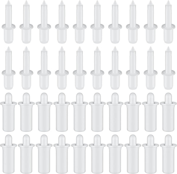Maitys 80 Pcs Shutter Repair Pins, Plantation Shutter Fasteners Spring Loaded Replacement Repair