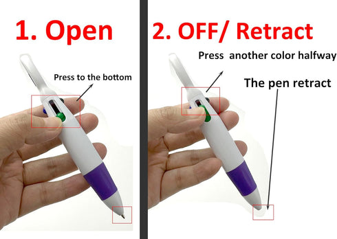 YYaaloa Mini Highlighter Nurse Pen Set, 2 Nursing Keychain Clips, 2 Tip Highlighter, 2 Permanent Marker Pens