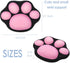 ProElife Cute Mouse Wrist Support Pad, Cat Paw Pattern, Comfortable Soft Wrist Rest for Home and Office (Black)