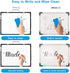 Whiteboard Dry Erase Boards, Portable Double Sided Magnetic Board, Foldable for Kids Students