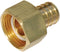 SharkBite 1 Inch NPSM Crimp Swivel Adapter, Brass Plumbing Fittings, PEX Pipe, PE-RT, UC594LFA by SharkBite