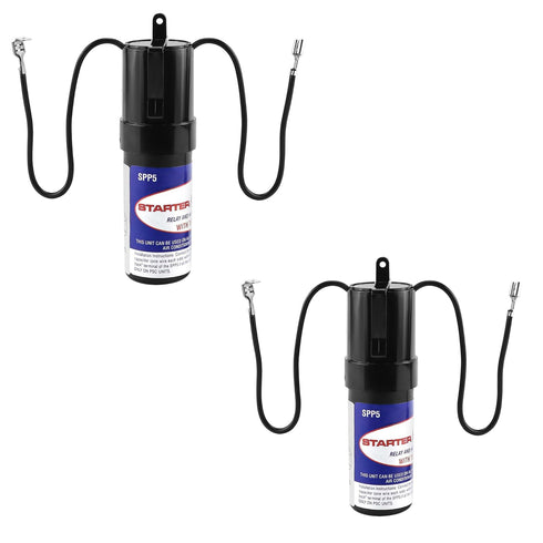 SPP5 Hard Start Capacitor for Air Conditioner, Increases Compressor Starting Torque 300%, 2packs