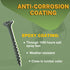 LIONMAX 3 Inch Deck Screws #10 x 3", 300 PCS Rust Resistant Epoxy Coated Outdoor Decking Screws with T25 Bit