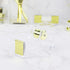 NatSumeBasics Pure Gold Acrylic Tape Dispenser for Washi Tapes, Aesthetic Office School Supplies