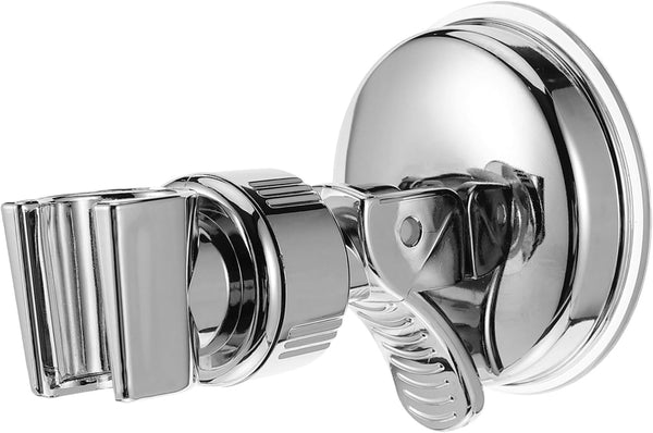 Uonlytech Silver Suction Cup Shower Head Holder Bracket Handheld Wall Mount for