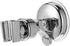 Uonlytech Silver Suction Cup Shower Head Holder Bracket Handheld Wall Mount for