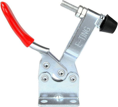 E-TING 201B Hand Tool Toggle Clamp 198Lbs Antislip Red Horizontal Quick Release Tool (2Pcs)