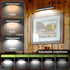 Faeohsy 2PACK 3 Timer&Dimmable Wireless Picture Light for Wall LED Battery Operated Wall Light with Remote Art Display