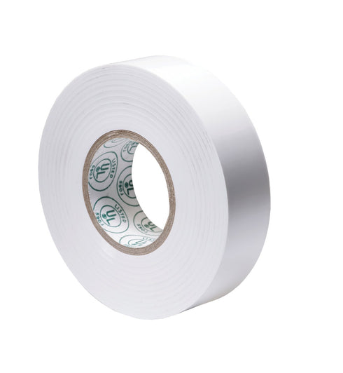 Ancor 337066 Electrical Tape, 3/4" x 66' White for Insulation and Protection