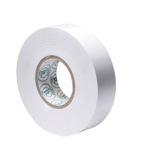 Ancor 337066 Electrical Tape, 3/4" x 66' White for Insulation and Protection