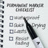 A-Trend Deals 10 Pack Black Permanent Felt Waterproof Markers, Fine Point, Fade Resistant, Writes on Plastic, Metal