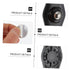8pcs Self-Adhesive Box Casters - Quiet Rolling Wheels for Easy Moving