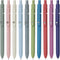 FIOVER Gel Pens, 10pcs 0.5mm Quick Dry Black Ink Pens, Fine Point Smooth Writing for School Office Home Supplies