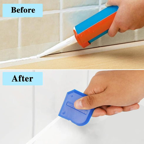 2 PCS Silicone Caulking Tool Set, Sealant Finishing Tool for Kitchen Bathroom Floor Caulking