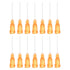 uxcell 50 Pcs 27G Plastic Dispensing Needles, 1" PP Glue Needle Tube with Blunt Luer Lock Tips