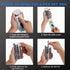 Professional Concrete Drill Bit 5-Pack Masonry Drill Bit Set, Industrial-Strength Cement Drill Bits