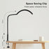 3 5 Professional Half Moon LED Desk Light for Nail Techs & Artists Flexible Gooseneck Lamp with Clamp, Color Modes