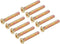 uxcell M8x55mm Hex Socket Machine Screws, Zinc Plated Fasteners, Full Thread Carbon Steel, 10 Pcs