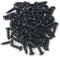 Alamic #8 X 1/2" Wood Screw Pan Head Phillips - Black Oxide Coated Wood Screws, 100 Pack