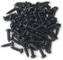 Alamic #8 X 1/2" Wood Screw Pan Head Phillips - Black Oxide Coated Wood Screws, 100 Pack