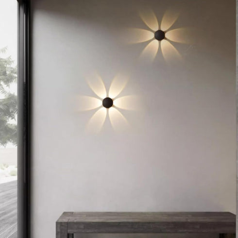 GREFAR Sconce,3000K 6W IP65 Porch,Garage,Patio(12*12*5.5CM, ABS205) Outdoor/Indoor LED Cube Wall Light, Modern Black