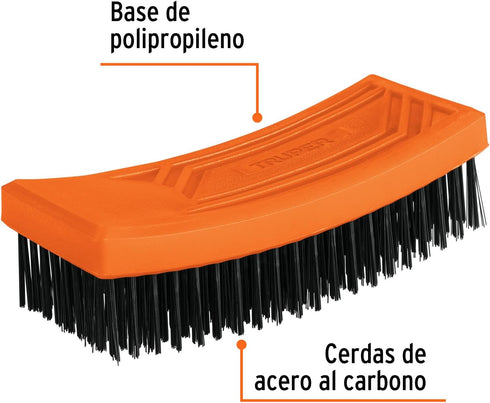 CEA-72 180 TRUPER Wire Scrub Brush, Bristles