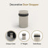 MEGA HANDLES Silver Floor Door Stopper, Wall Protector with Mounting Hardware Included, Satin Nickel - 2 Inch