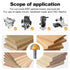 1/2 inch 1-1/2 inch 1 Fivepears Core Box Router Bit with Shank Cutting Diameter Cutting Length for DIY Woodwork