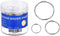 KASEMI Binder Rings - 100pcs Assorted Sizes (1, 1.5, 2 inch) for School and Office