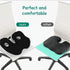 Generic Memory Foam Orthopedic Cushion, Ergonomic Coccyx, Adjustable Seat Width, for The Office,car(Dark Gray)