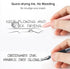 FIOVER Gel Pens, 10pcs 0.5mm Black Ink Quick Dry Fine Point Writing Pens for School Office Home