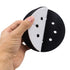 5 Pack 5 Inch 8 Holes Hook and Loop Soft Density Interface Pads - 5" Sponge Cushion Buffer Backing