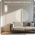 Dimmable 64.4 Bulb 3000K-6500K, XE06LD05W1 Wooden Textured Pole Lamp, Floor Lamps for Living Room with Remote and Foot